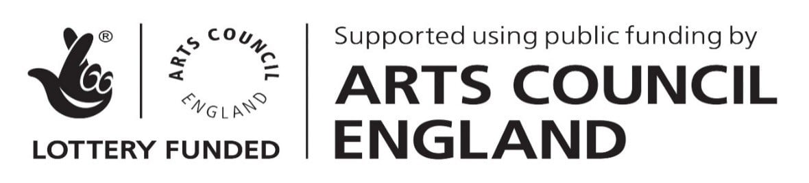 Lottery Funded, Supported by Arts Council England