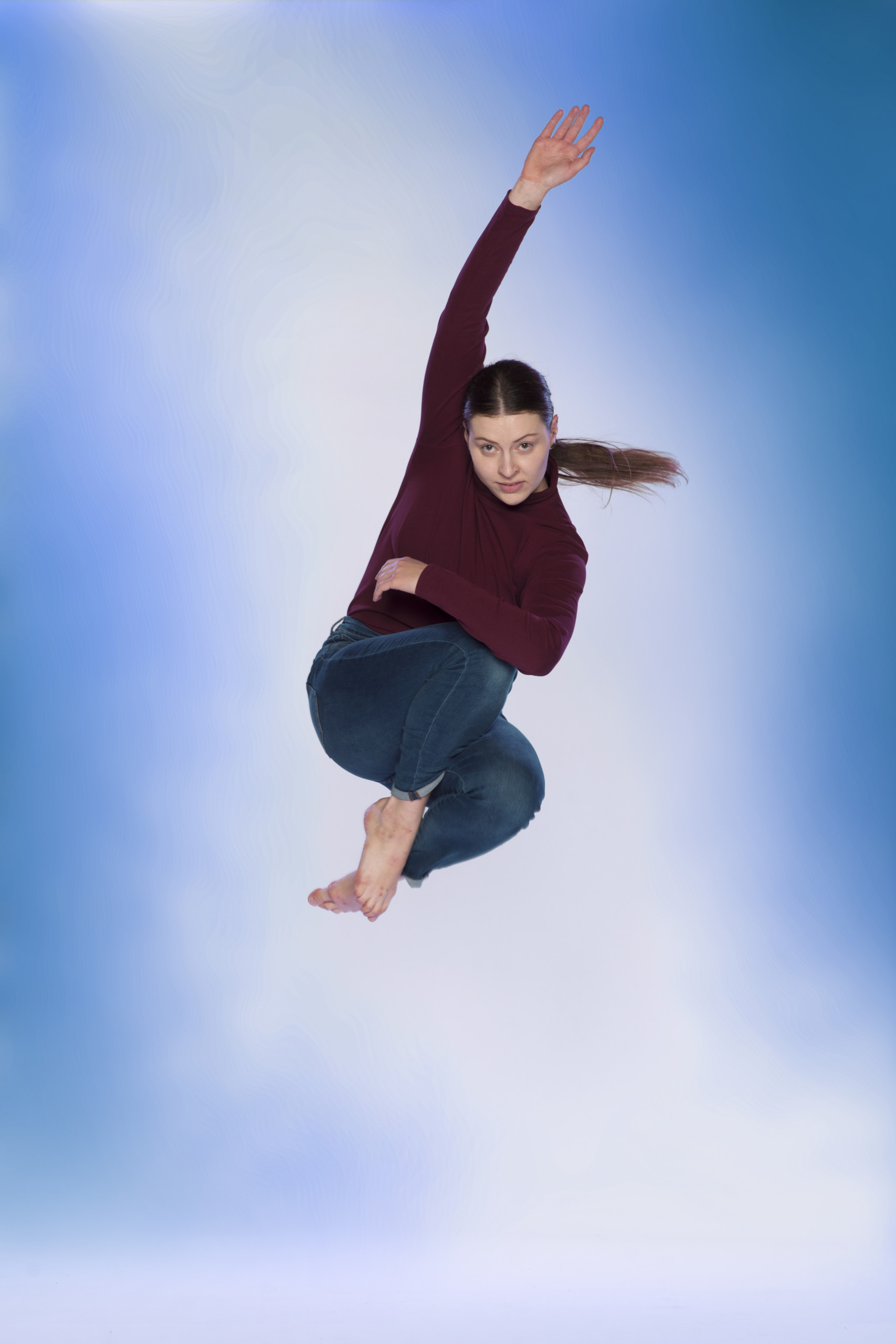 Agnieszka jumping