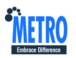 Metro Logo and slogan - Embrace the difference