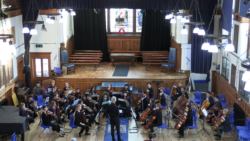 Sinfonia Strings perform at a school